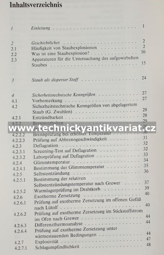 Staub exposionen - W.Bartknecht (1987)
