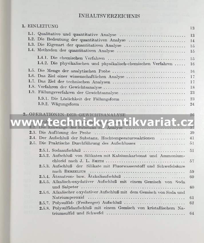 Theorie und Praxis der Gravimetrischen analyse I. - L.Erdey (1964)