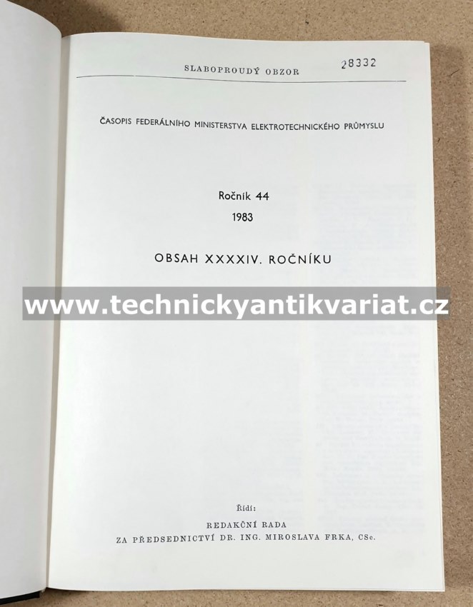 Slaboproudý obzor 1983