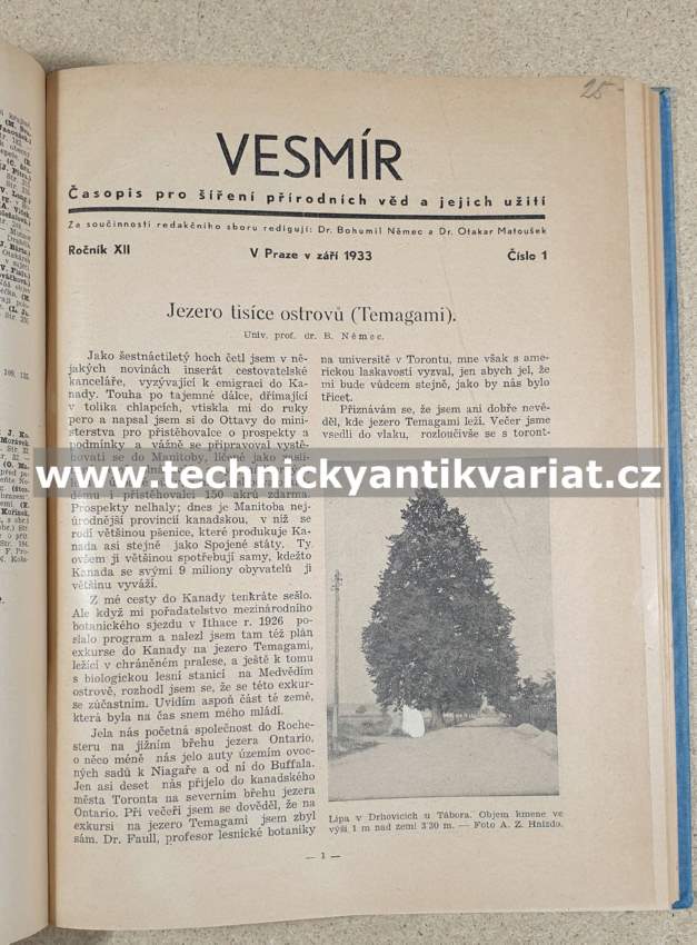 Vesmír (1933-1934)