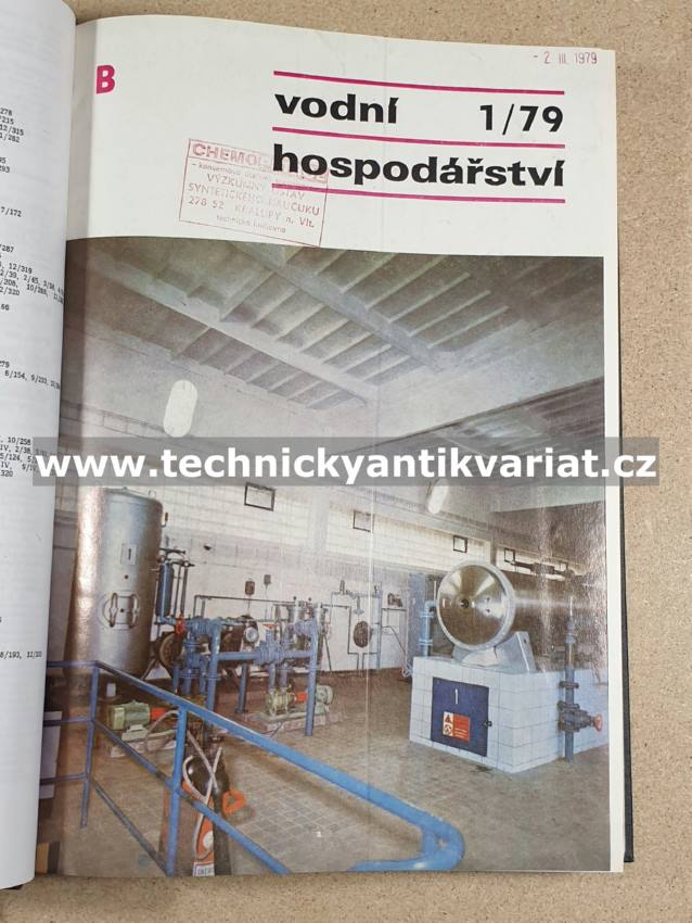Vodní hospodářství A,B 1979