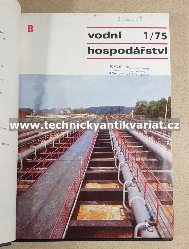 Vodní hospodářství A,B 1975