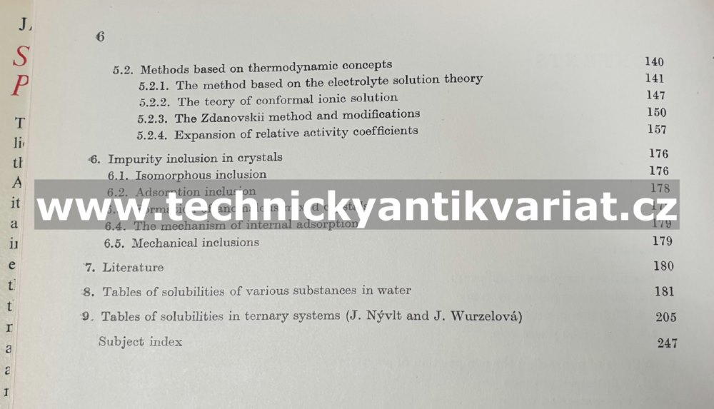 Solid Liquid Phase Equilibria - Jaroslav Nývlt (1977)