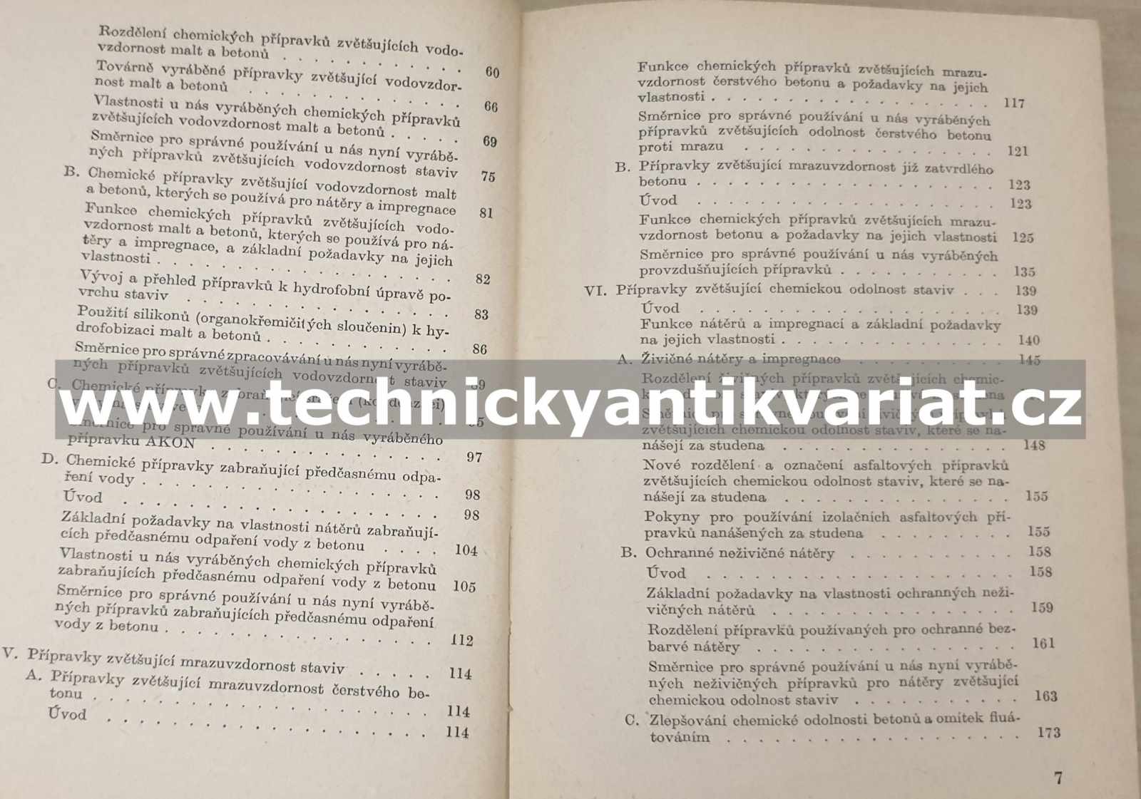 Chemické přípravky ve stavebnictví - Vavřín. Krčma (1962)