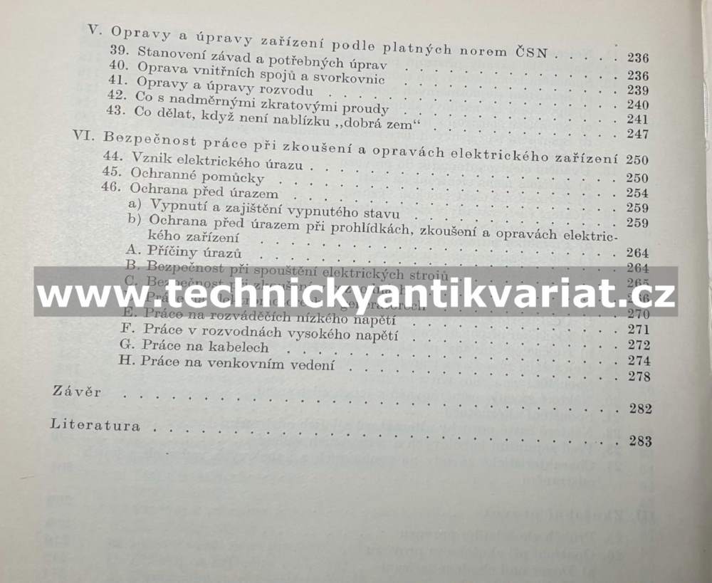 Uvádění elektrických zařízení do provozu - Jiří Tříska (1967)