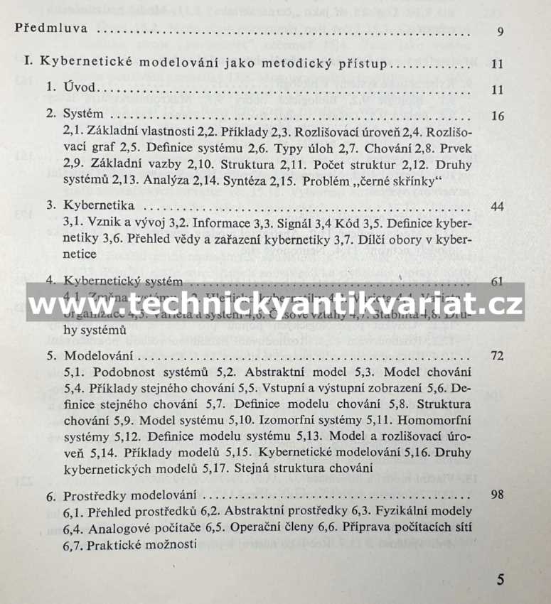 Kybernetické modelování - Klír, Valach (1965)