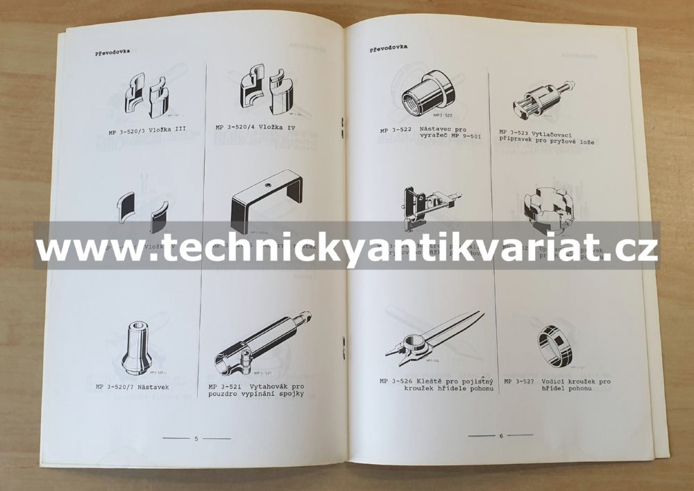 Škoda Favorit Forman, Pick-up - Speciální nástroje - dílenská příručka (1992)