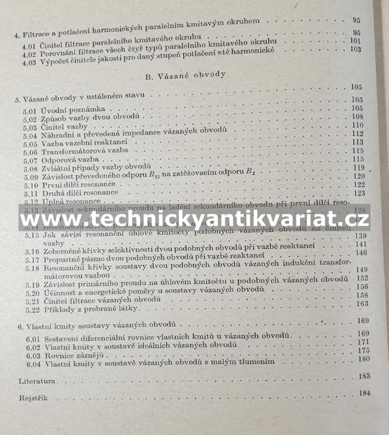 Výpočet základních vysokofrekvenčních obvodů - Josef Čajka (1956)