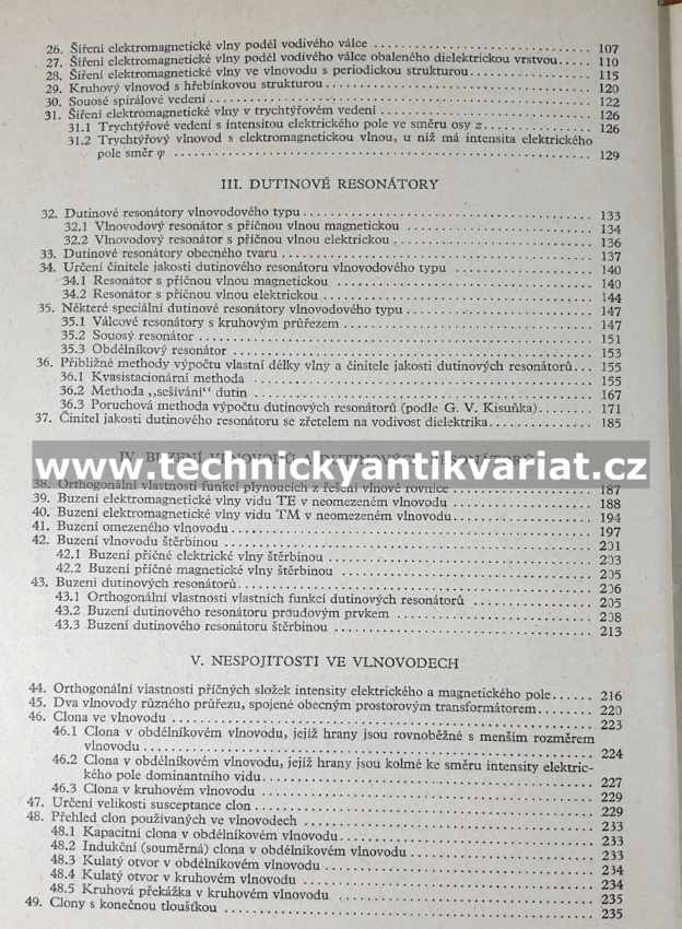 Theoretické základy techniky centimetrových vln - Bohumil Kvasil (1957)