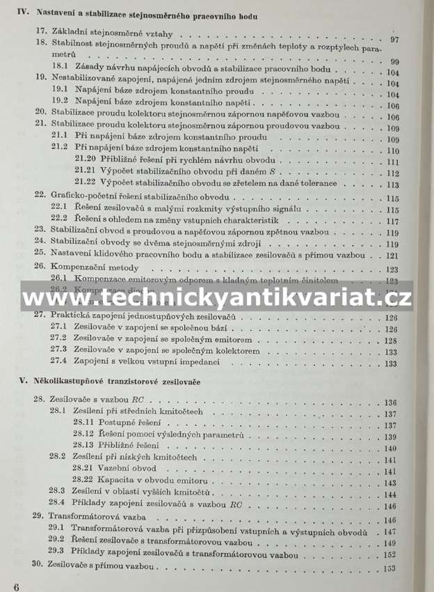 Nízkofrekvenční tranzistorové zesilovače - Jaroslav Budínský (1961)