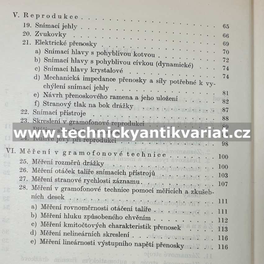Gramofonová technika - Josef Miřatský (1958)
