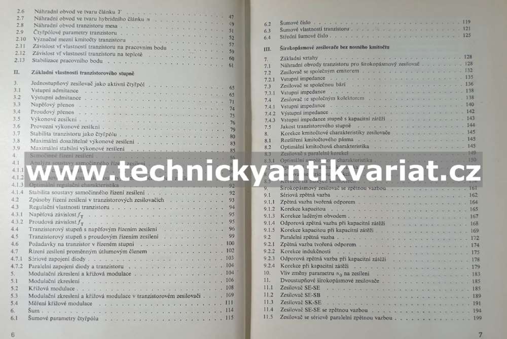 Vysokofrekvenční tranzistorové zesilovače - Hošek, Pejskar (1967)