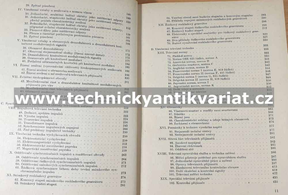 Příručka techniky televizního příjmu a příjmu na vkv - H. Richter (1960)