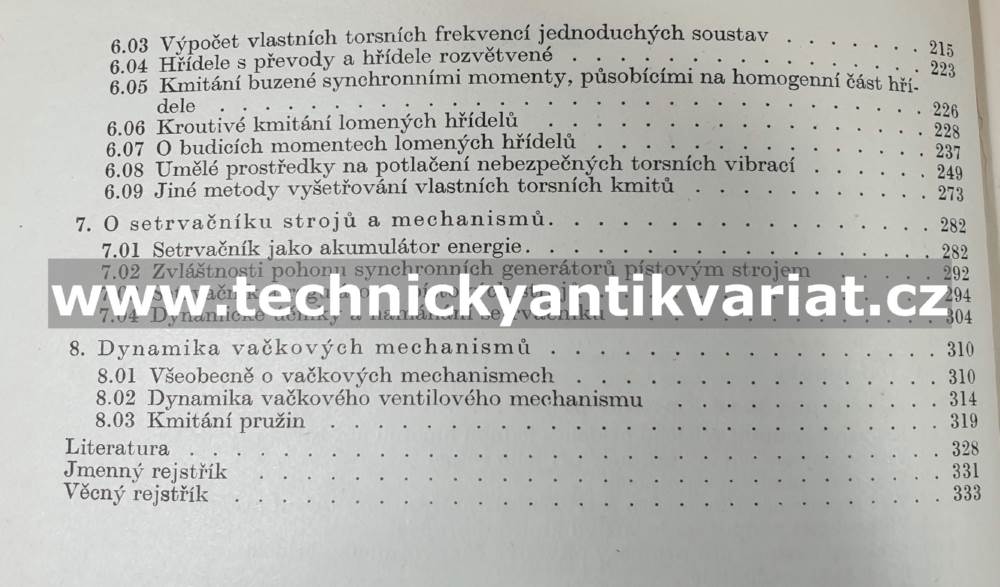 Dynamika strojů - Jaroslav Kožešník (1958)