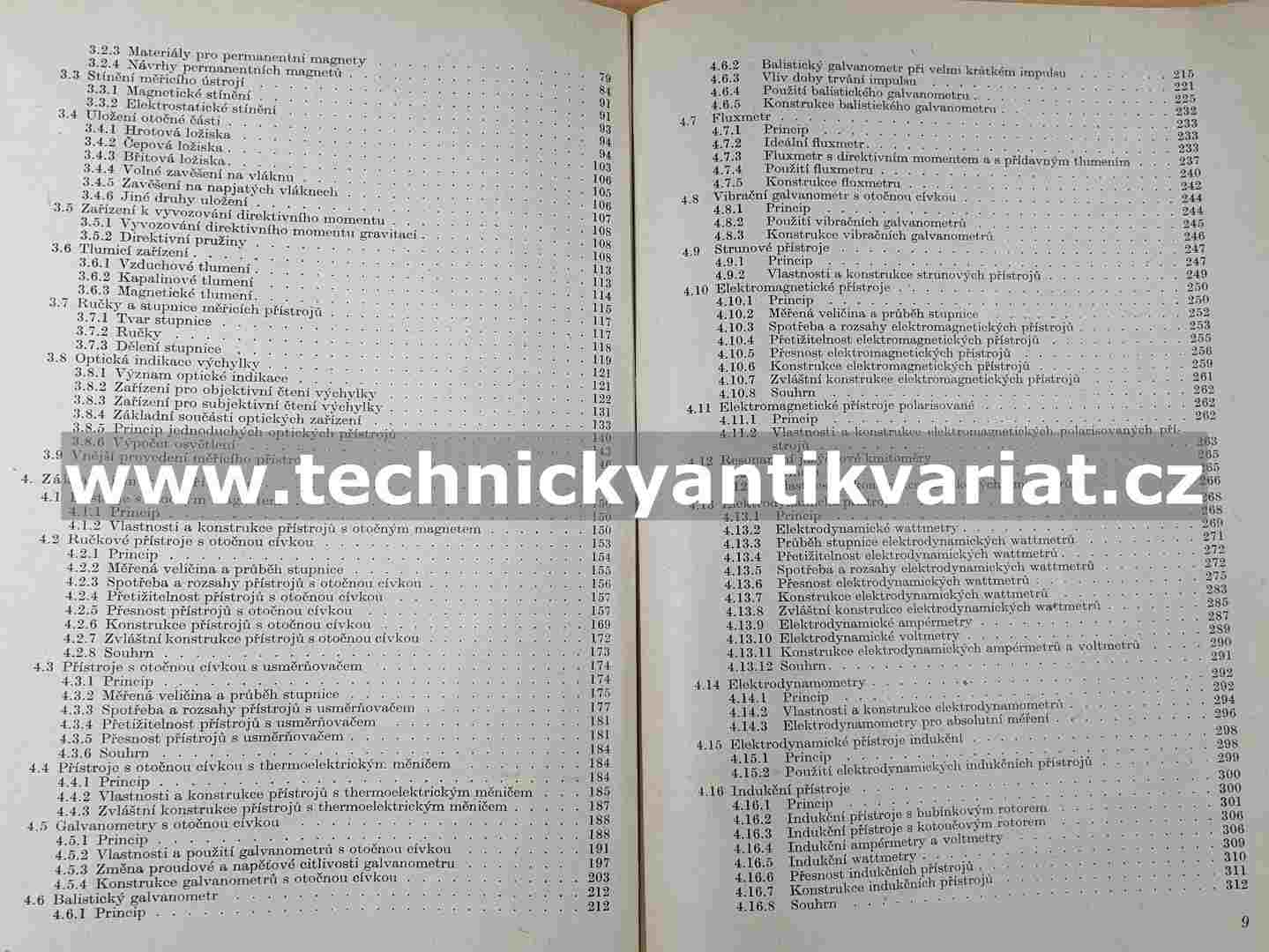 Elektrické měřící přístroje - Trnka, Dufek (1958)