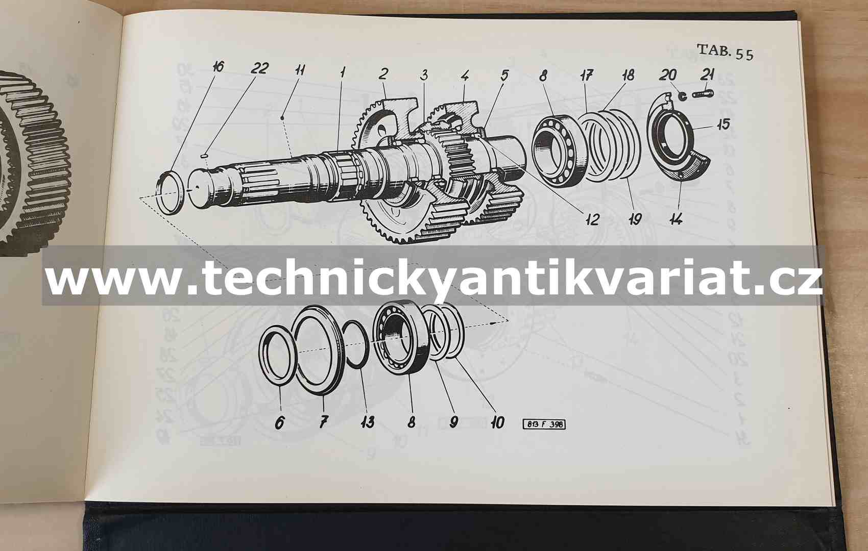 Tatra 813 - seznam náhradních součástí (1969)