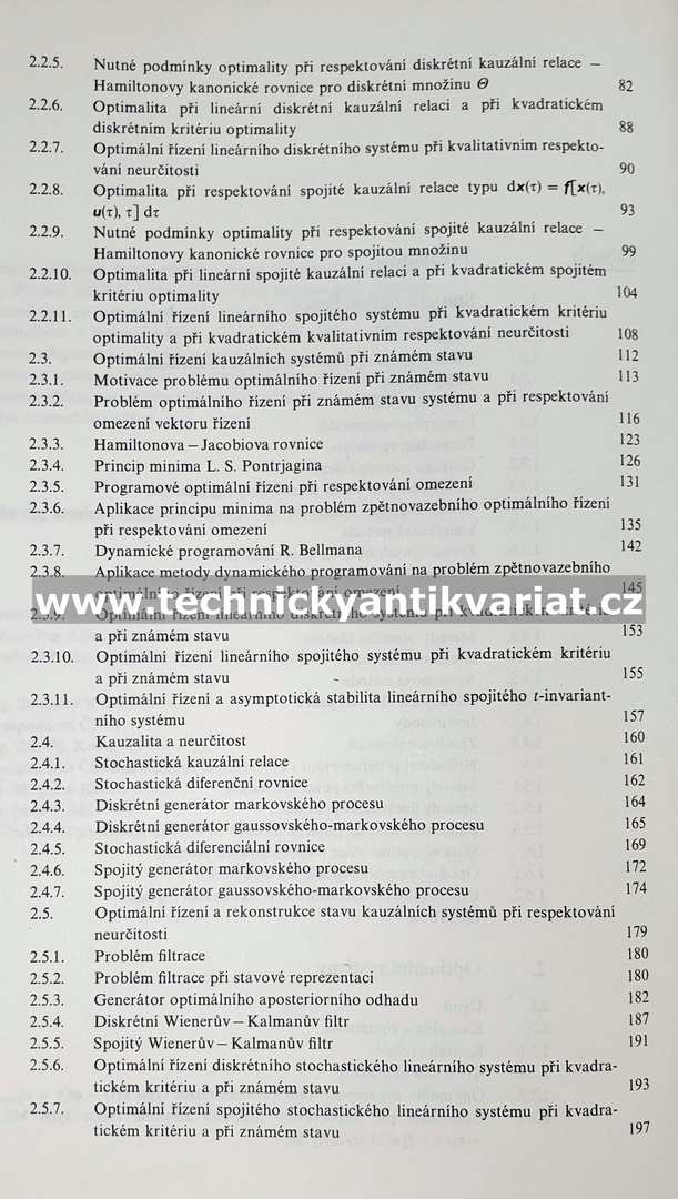 Teorie automatického řízení II - Optimální, adaptivní, a učící se systémy (1992)