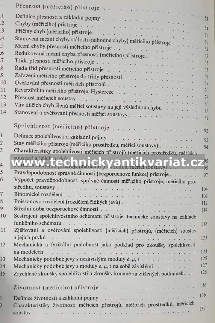 Základní vlastnosti měřících přístrojů - F. Zelený (1976)