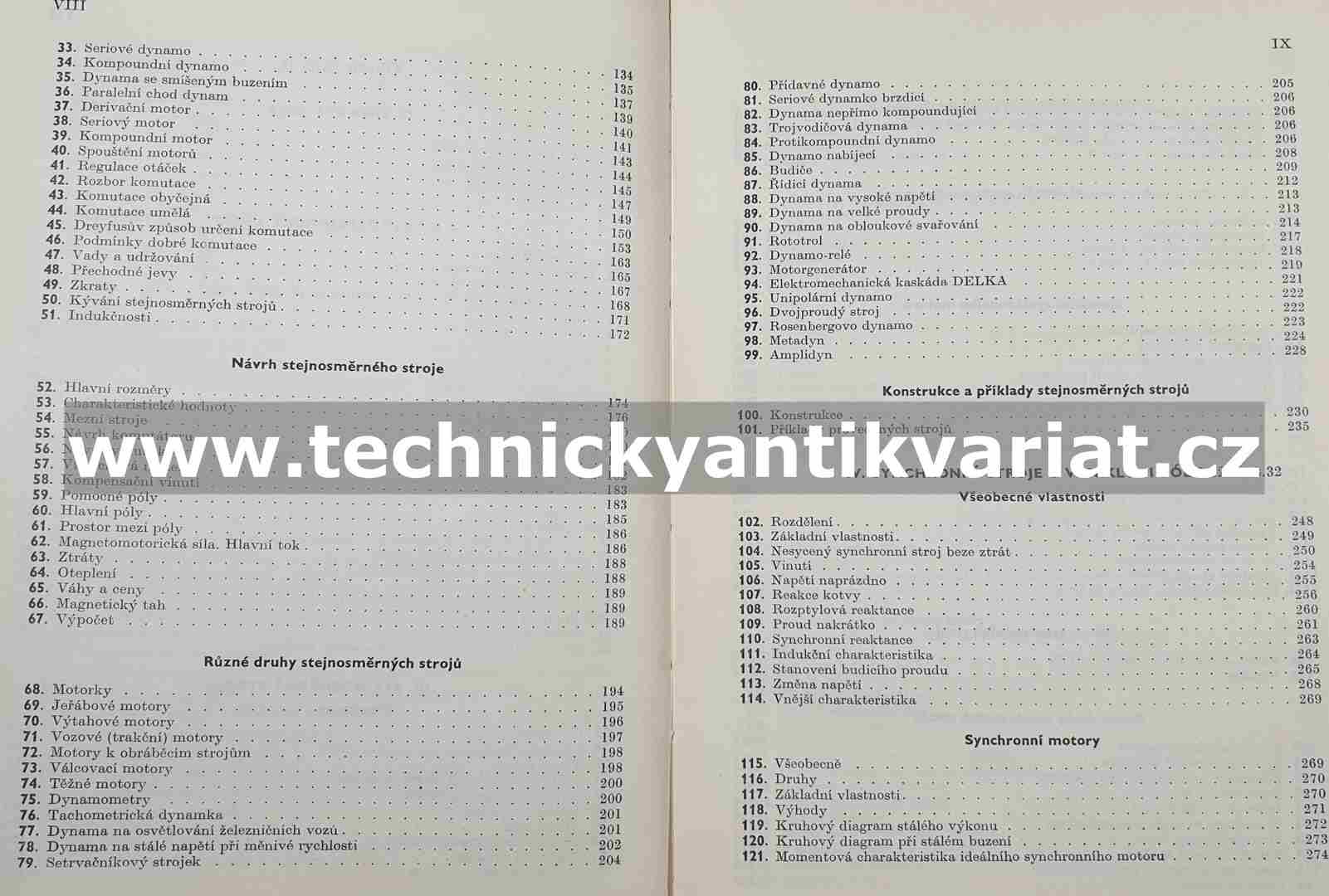 Elektrotechnika II. Elektrické stroje I. (1953)