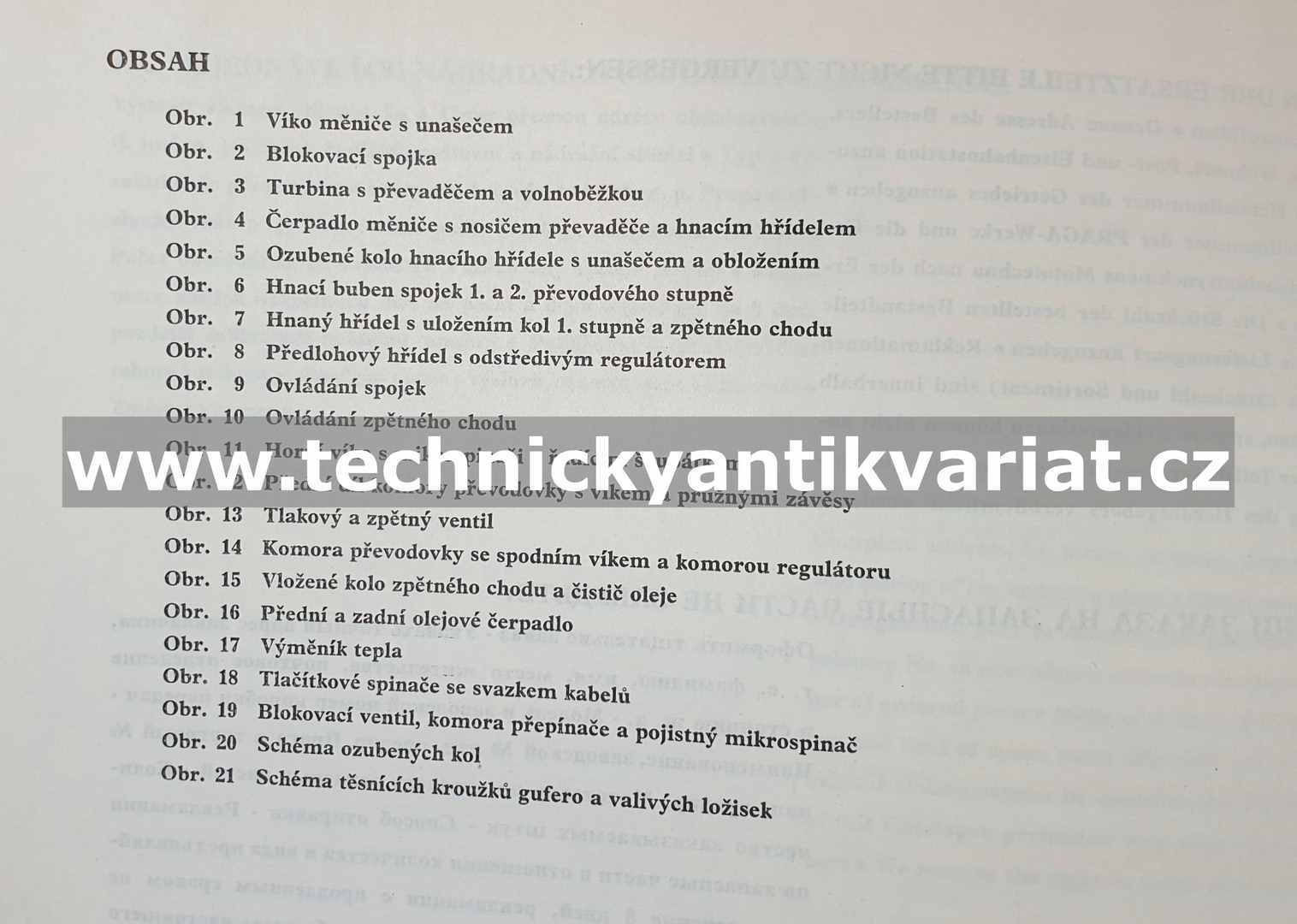 Praga 2M70 Automatická převodovka - katalog náhradních součástí