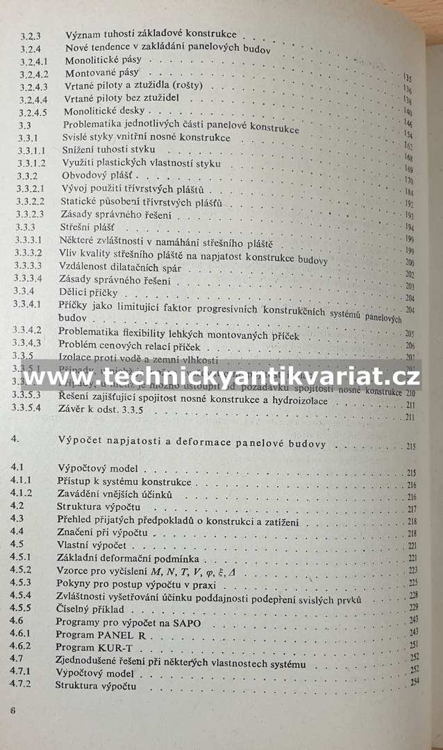Nosné konstrukce panelových budov - Václav Rojík (1988)