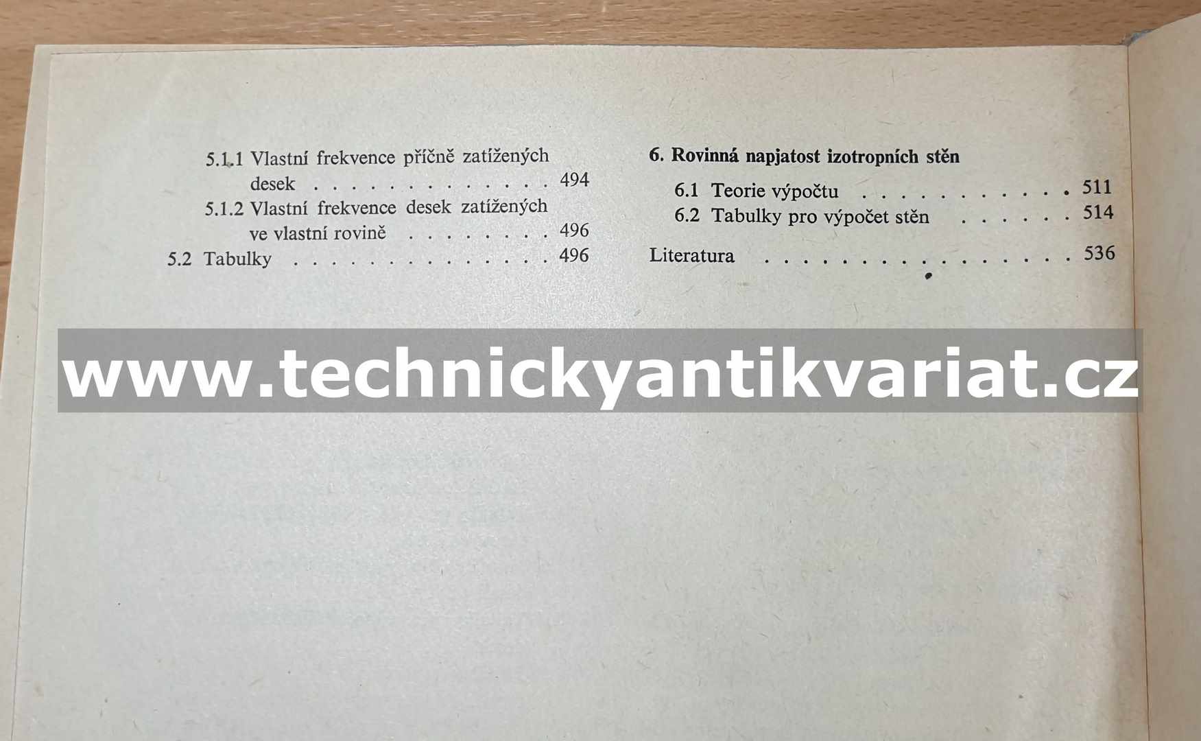Tabulky pro výpočet stěn a desek - Richard Bareš (1964)
