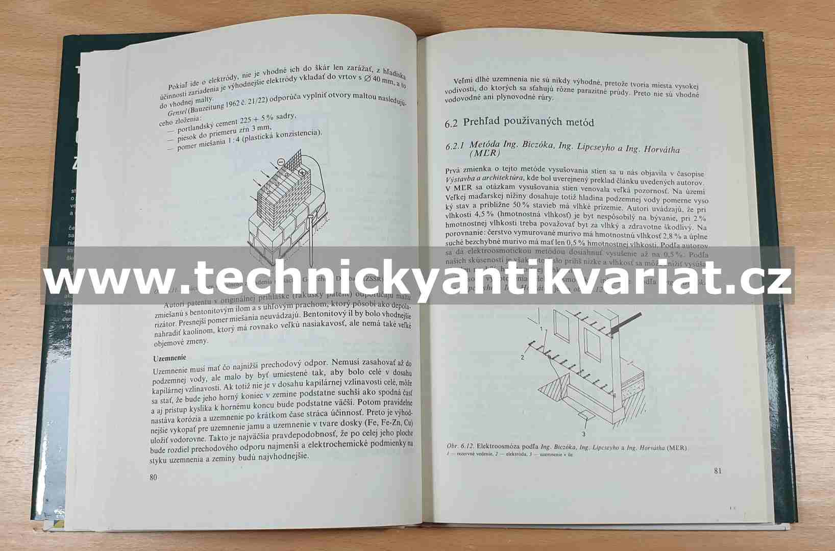Dodatočné odstraňovanie vlhkosti zo stien budov - Tibor Lipták (1988)