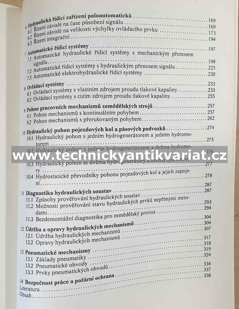 Hydraulické mechanismy zemědělských strojů - Jiří Roh (1989)