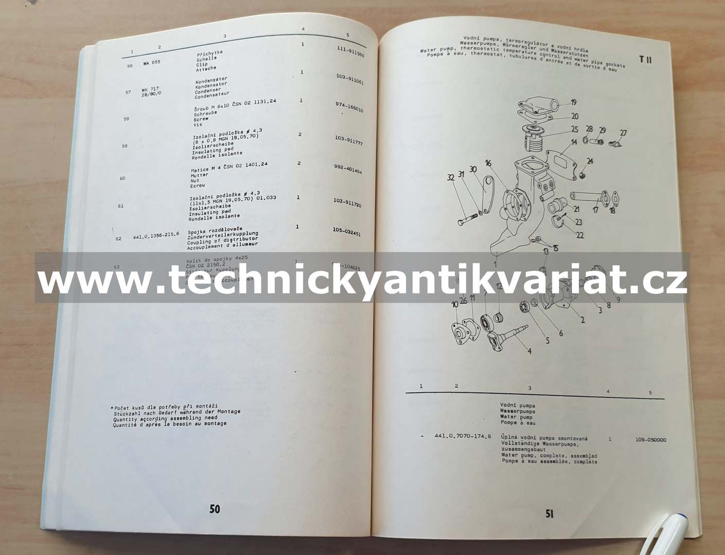Škoda motor 776/4 - katalog (1985)