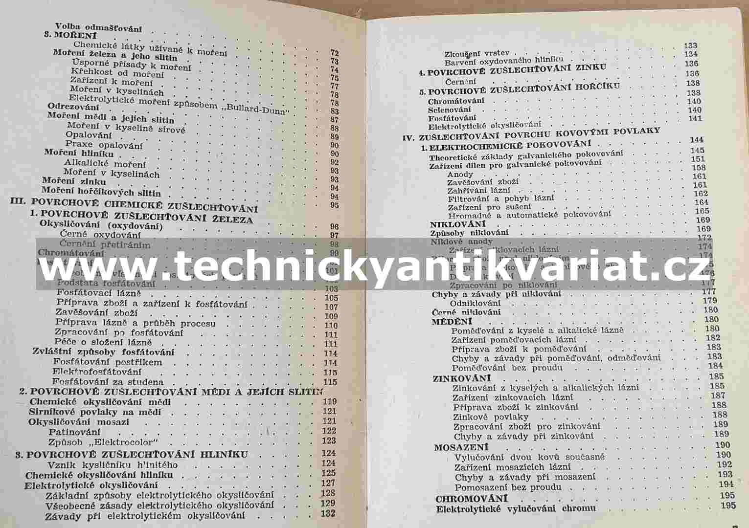 Povrchové zušlechťování kovů - Jan Korecký (1944)