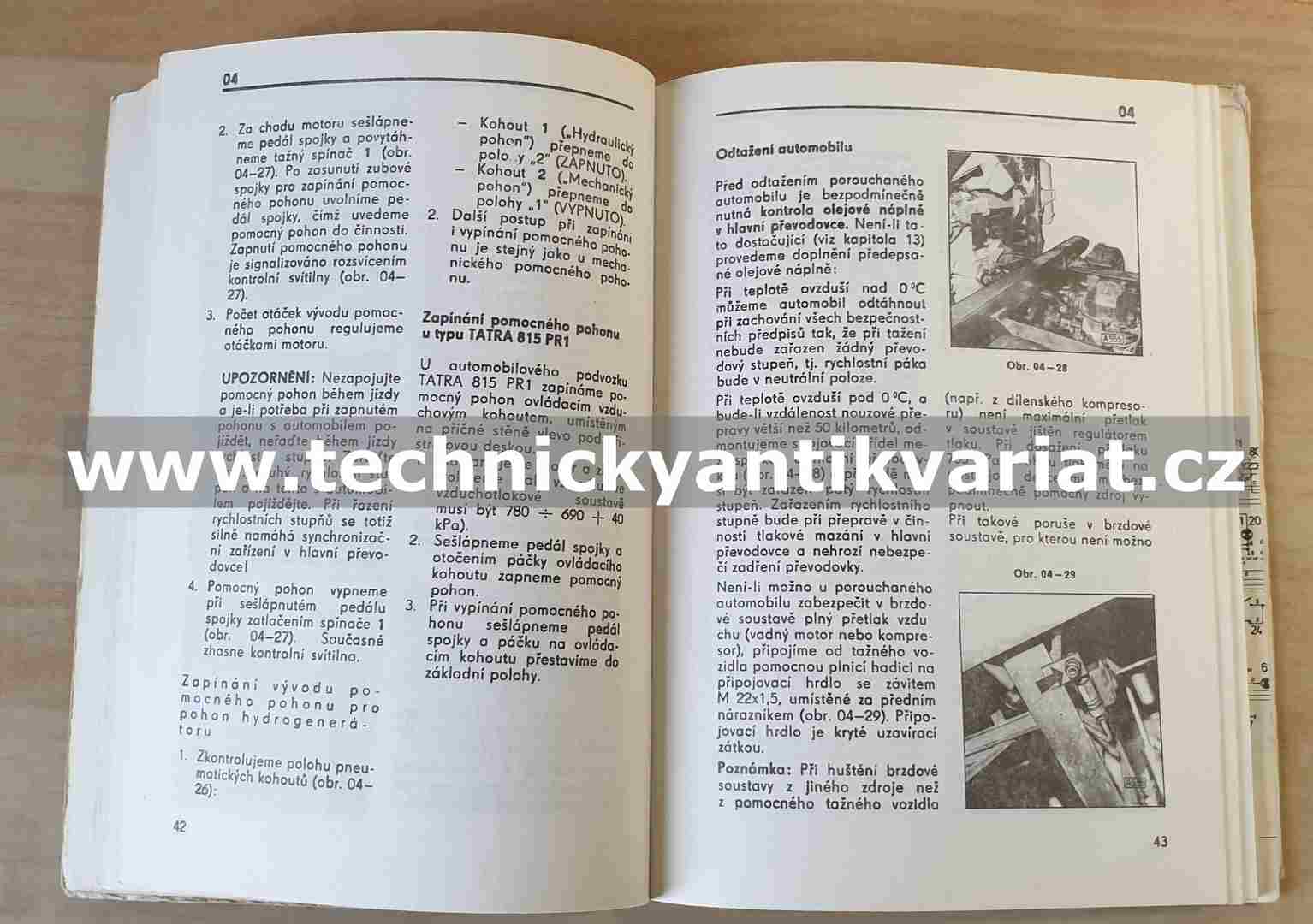 Tatra 815 - návod k obsluze (1982)