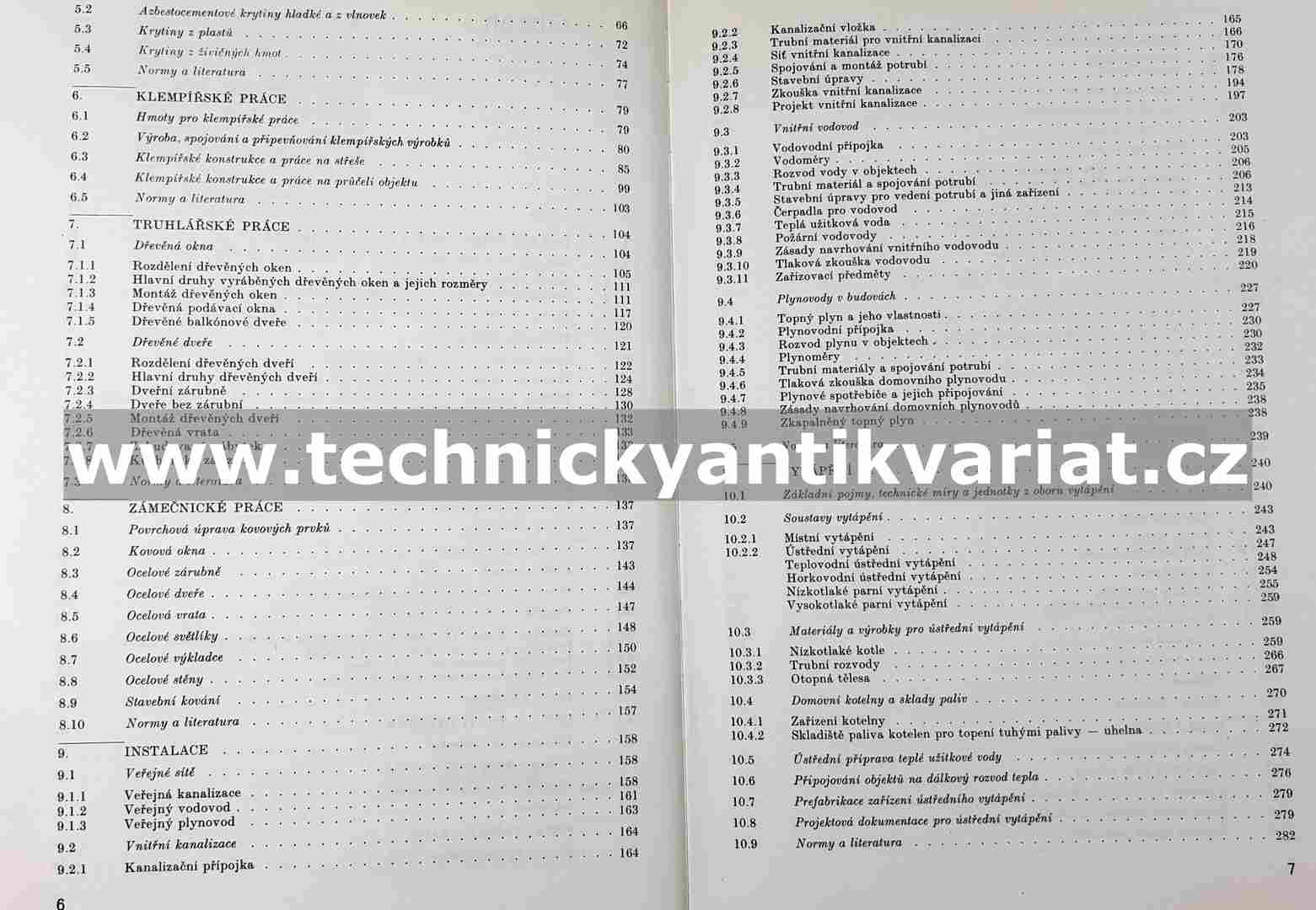 Pozemní stavitelství pro 3.ročník SPŠ stavební (1980)