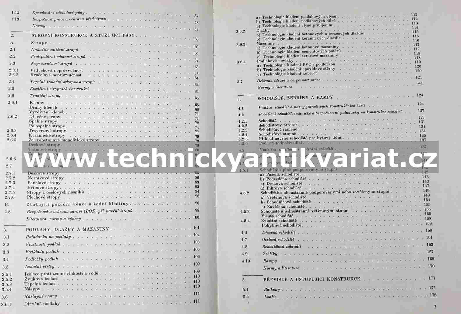 Pozemní stavitelství pro 2.ročník SPŠ stavební (1980)