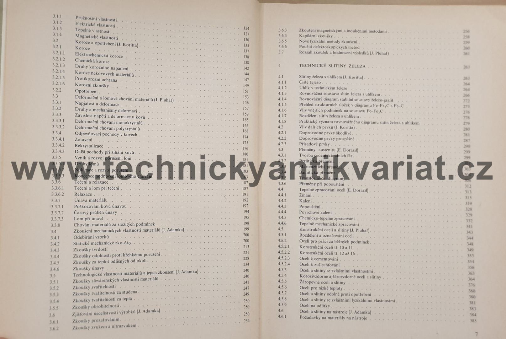 Nauka o materiálech - Pluhař (1989)