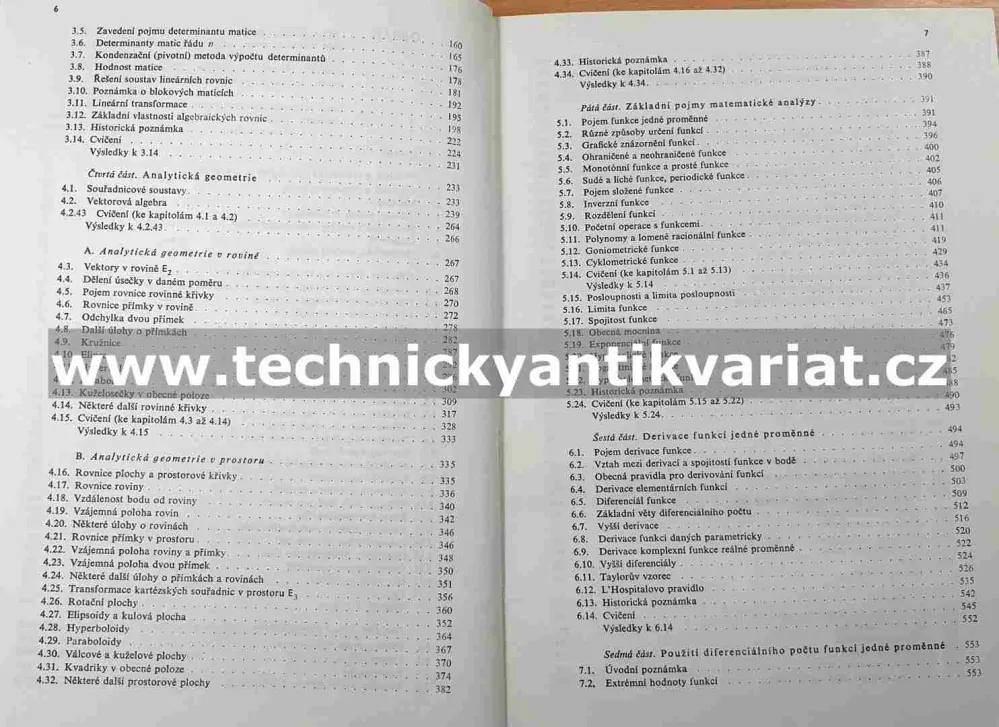 Základy aplikované matematiky I. - Škrášek, Tichý (1983)