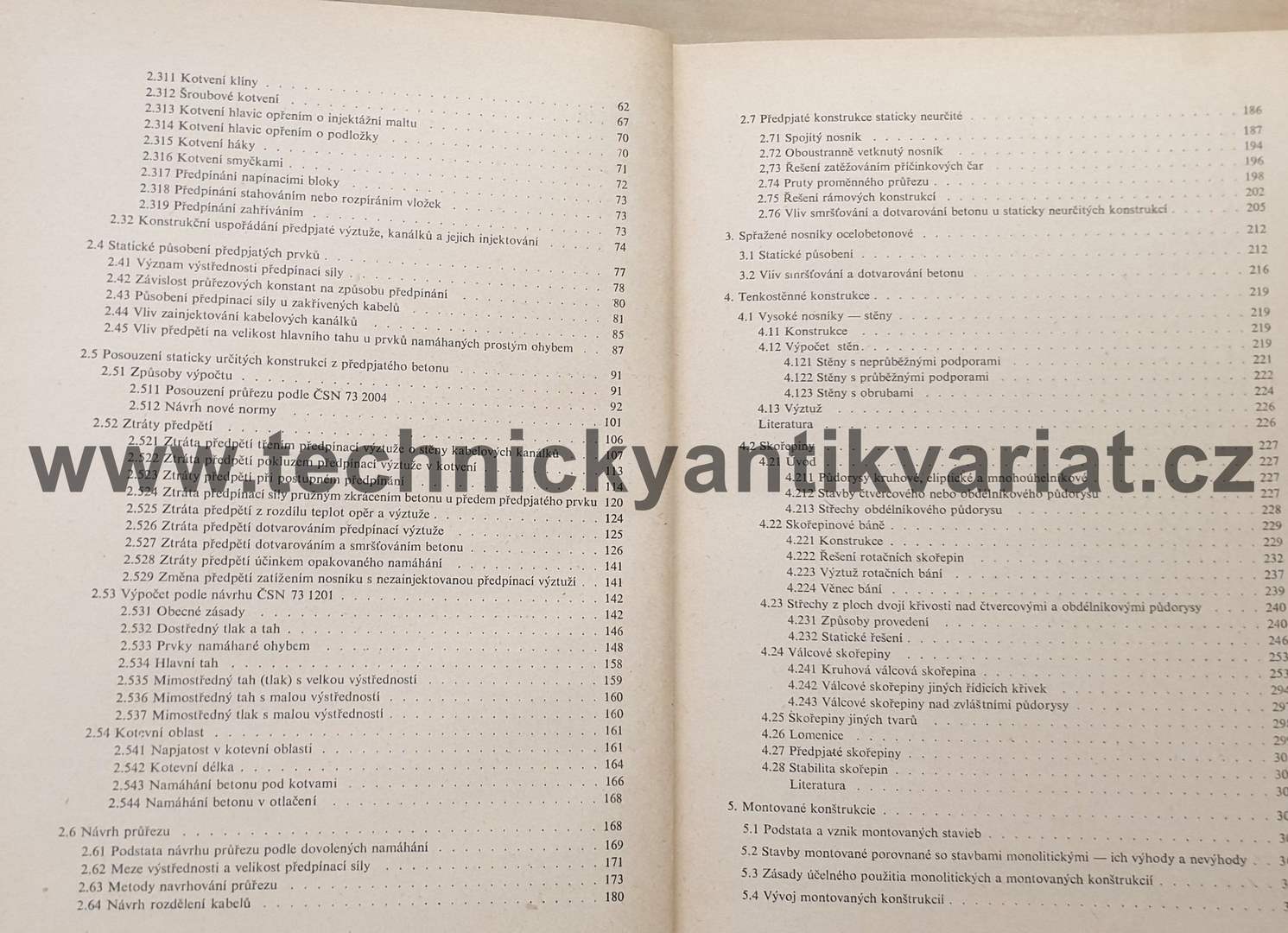 Betonové konstrukce pozemních staveb II A - Jílek, Šmerda, Grenčík, Novák (1967)