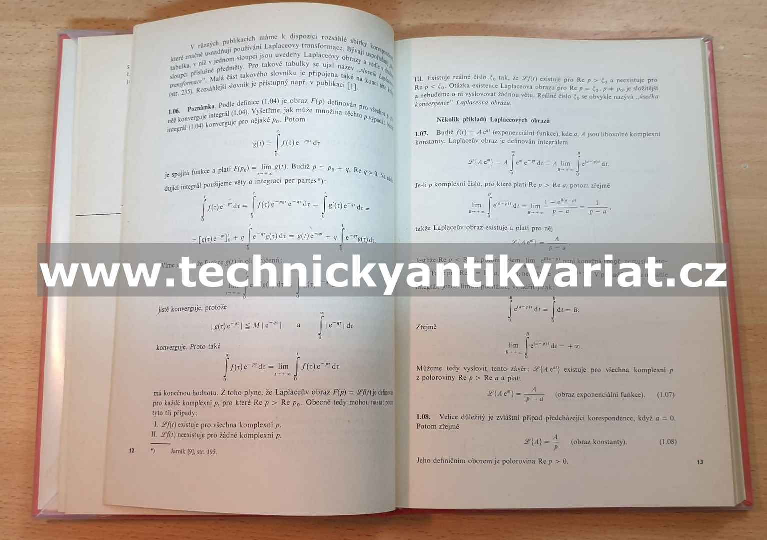 Laplaceova transformace - Pírko, Veit (1972)
