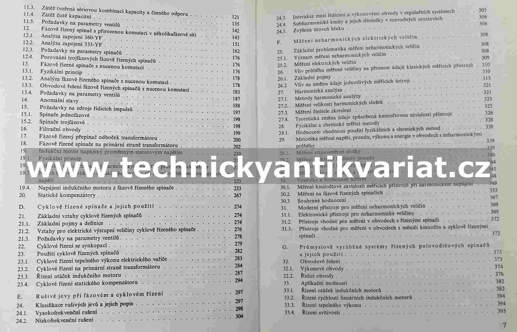 Fázově a cyklově řízené polovodičové spínače - Heřman, Hurych, Vaníček, Dušek (1977)