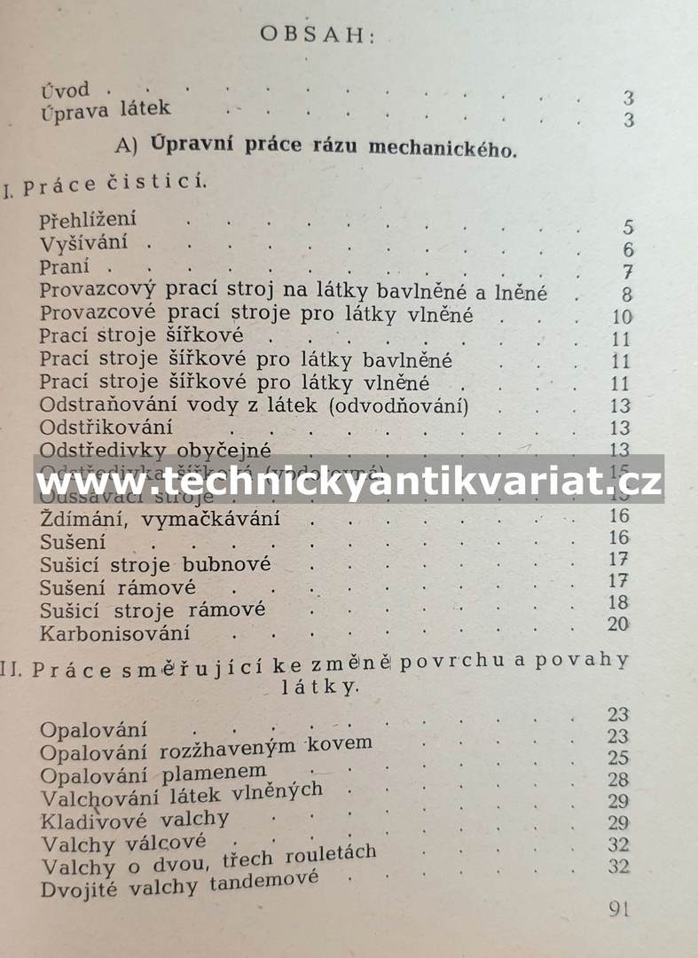 Úprava látek - Bohumil Vlček (1946)