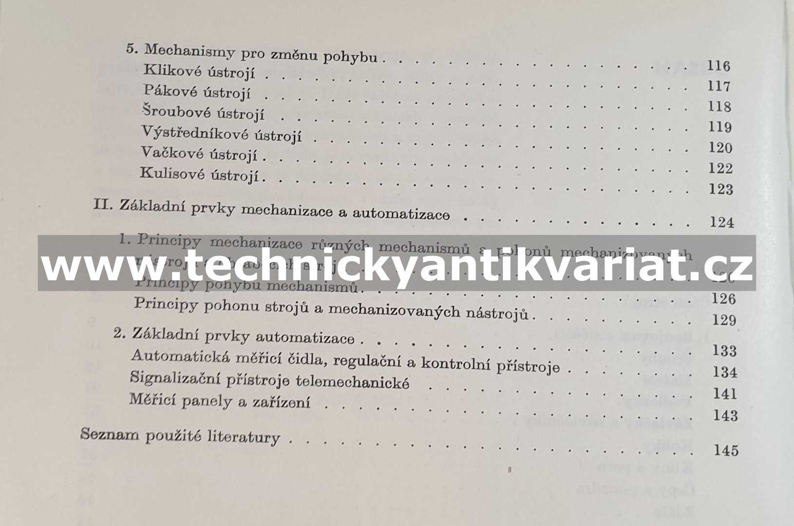 Stroje a zařízení Části strojů a mechanismy strojů - Karel Jech (1966)