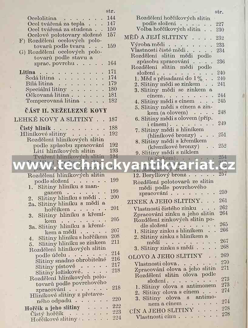 Přehled technických materiálů - Jan Korecký (1954)
