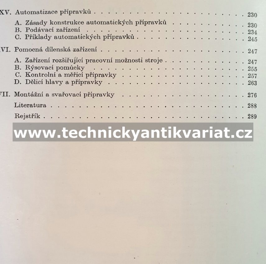 Přípravky a zařízení pro zkrácení vedlejších časů ve výrobě III. - Chvála, Řezáč (1964)