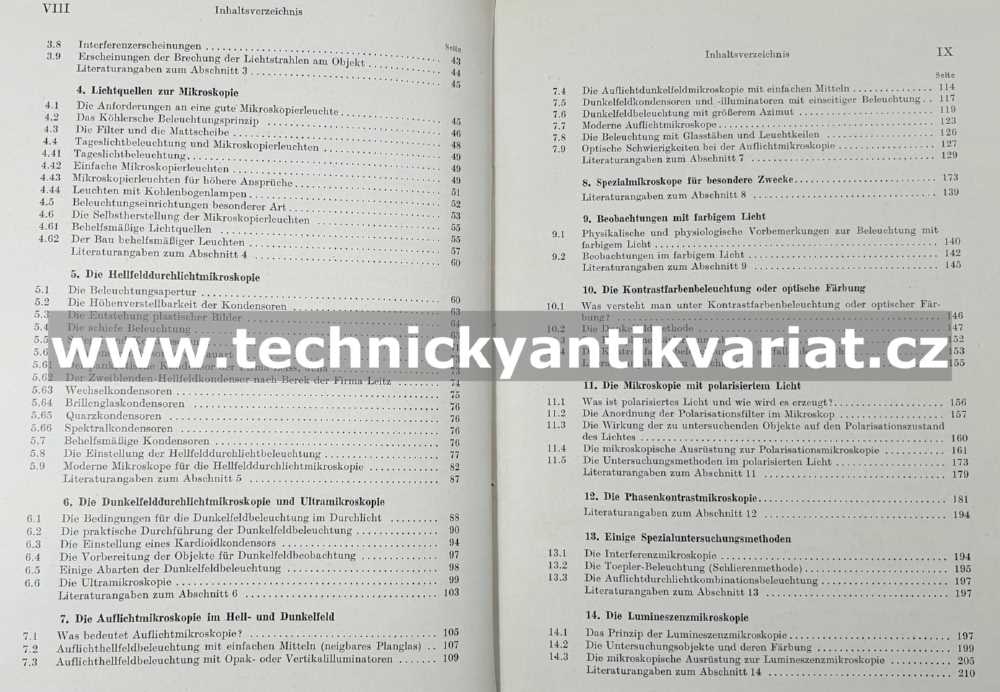 Einführung in die mikroskopischen untersuchungsmethoden (1953)