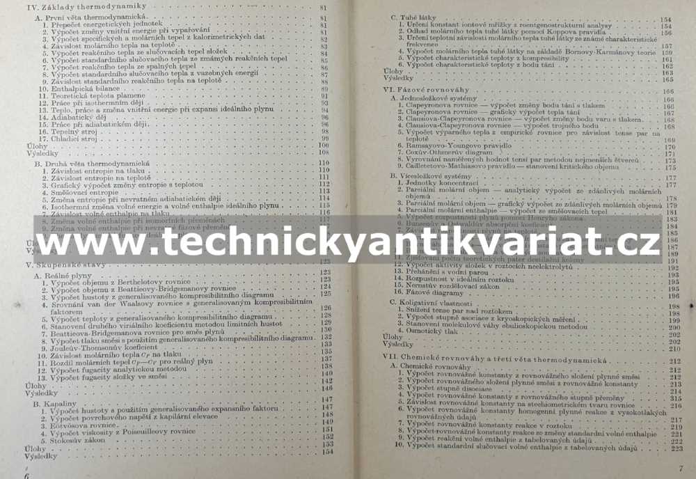 Příklady a úlohy z fysikální chemie - Bareš, Černý, Fried, Pick (1957)