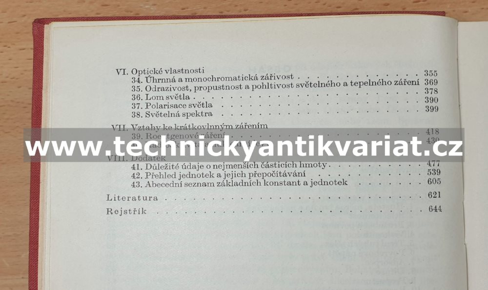 Vlastnosti hmot - Werner Espe (1956)