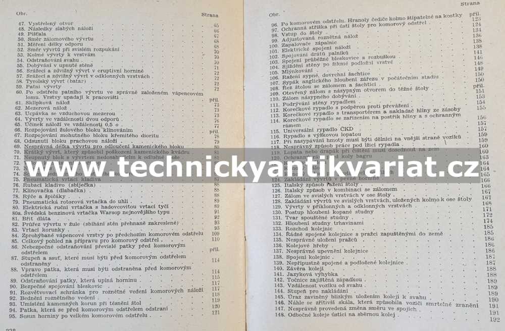 Dobývání kamene a zemin - Oskar Klanic (1950)