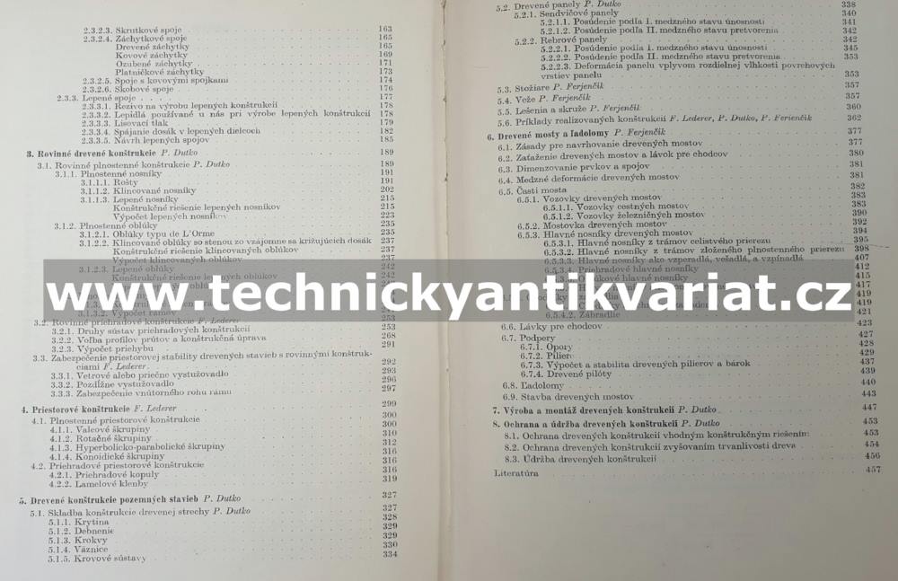Drevené konštrukcie - P.Dutko (1976)