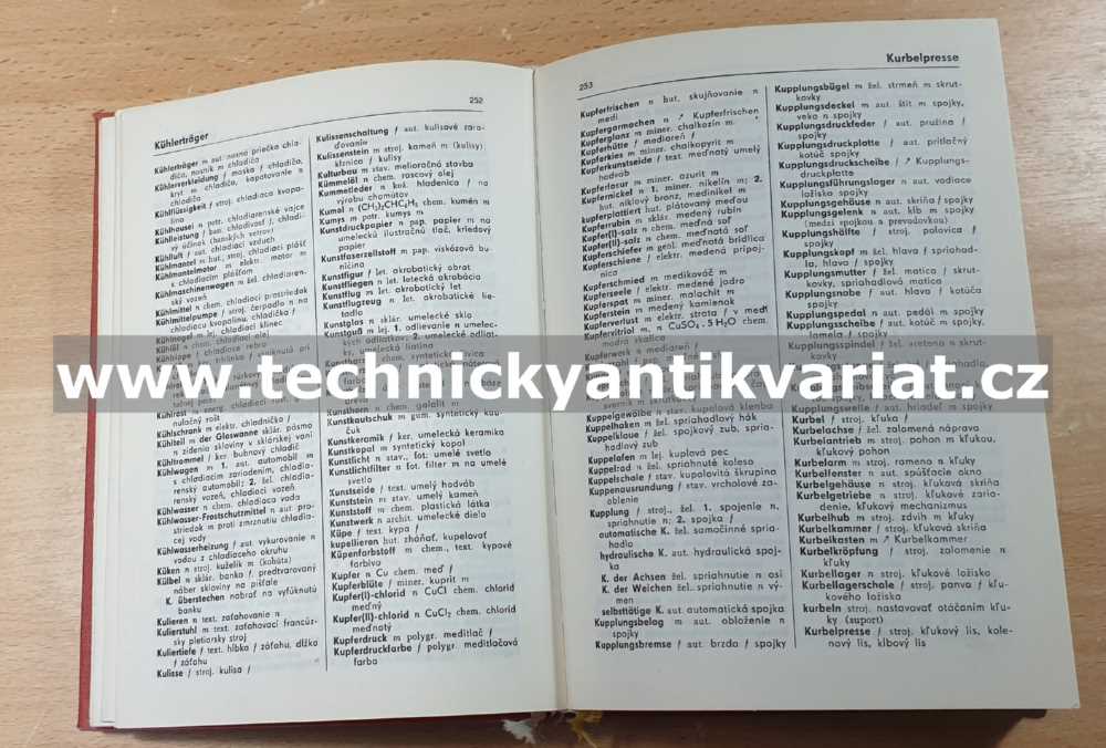 Technický slovník německo-slovensky, slovensky-německy (1969)