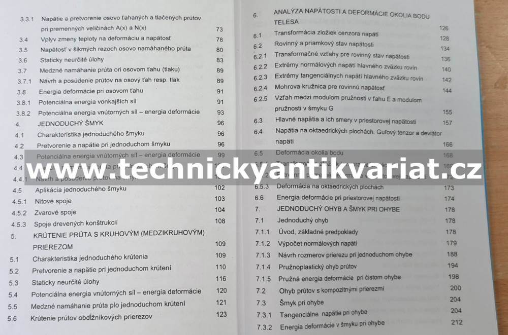 Pružnost, pevnost I. - Dický, Mistríková (2000)
