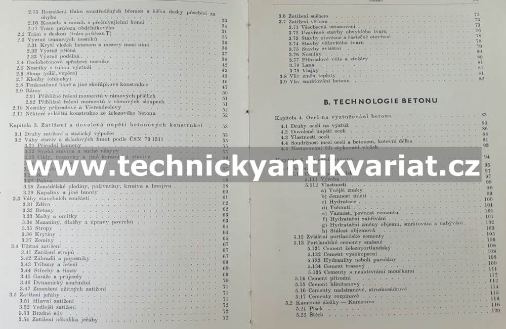 Železový beton I. - Klokner, Hruban (1959)